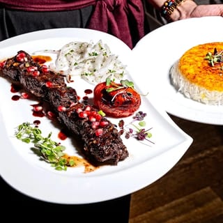 Kabob-E-Torsh (Marinated Ribeye Steak)